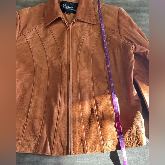 Wilsons vintage real Leather Jacket - Picture 9 of 10